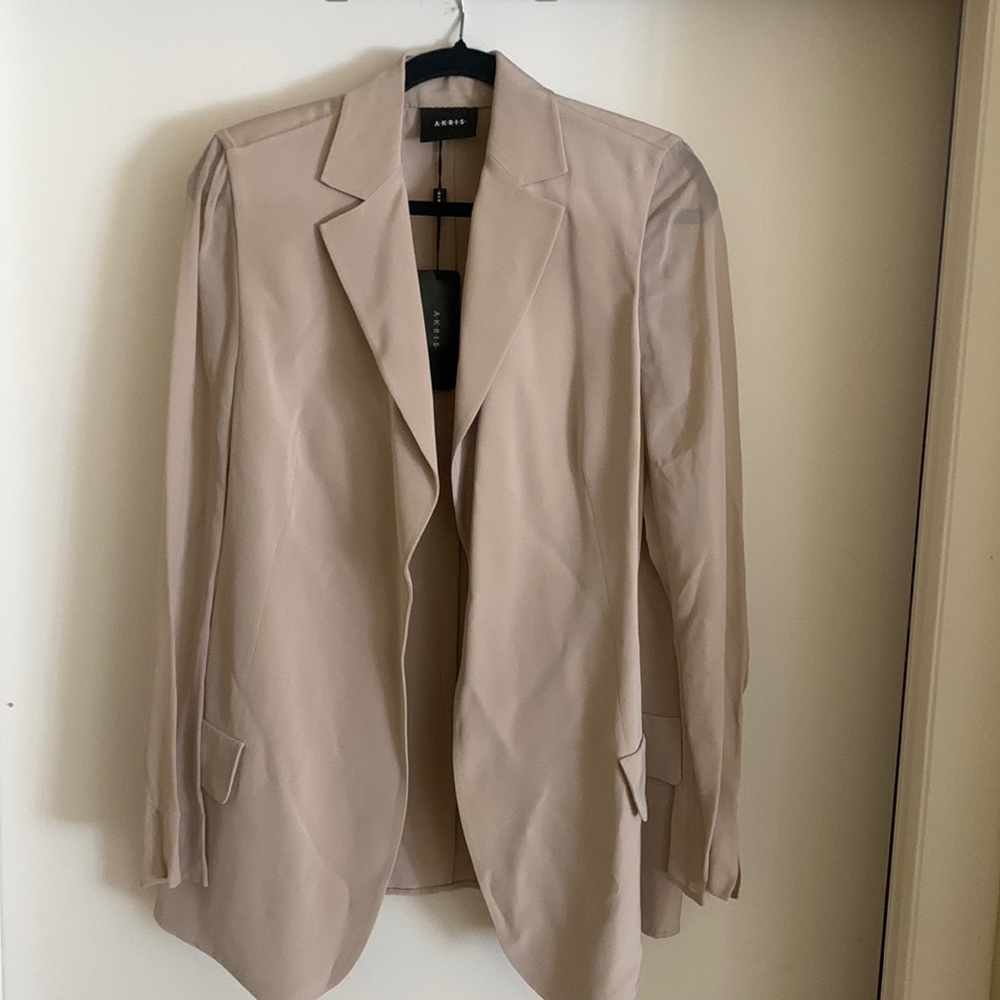 Akris Alea Chiffon Jacket in Size 12